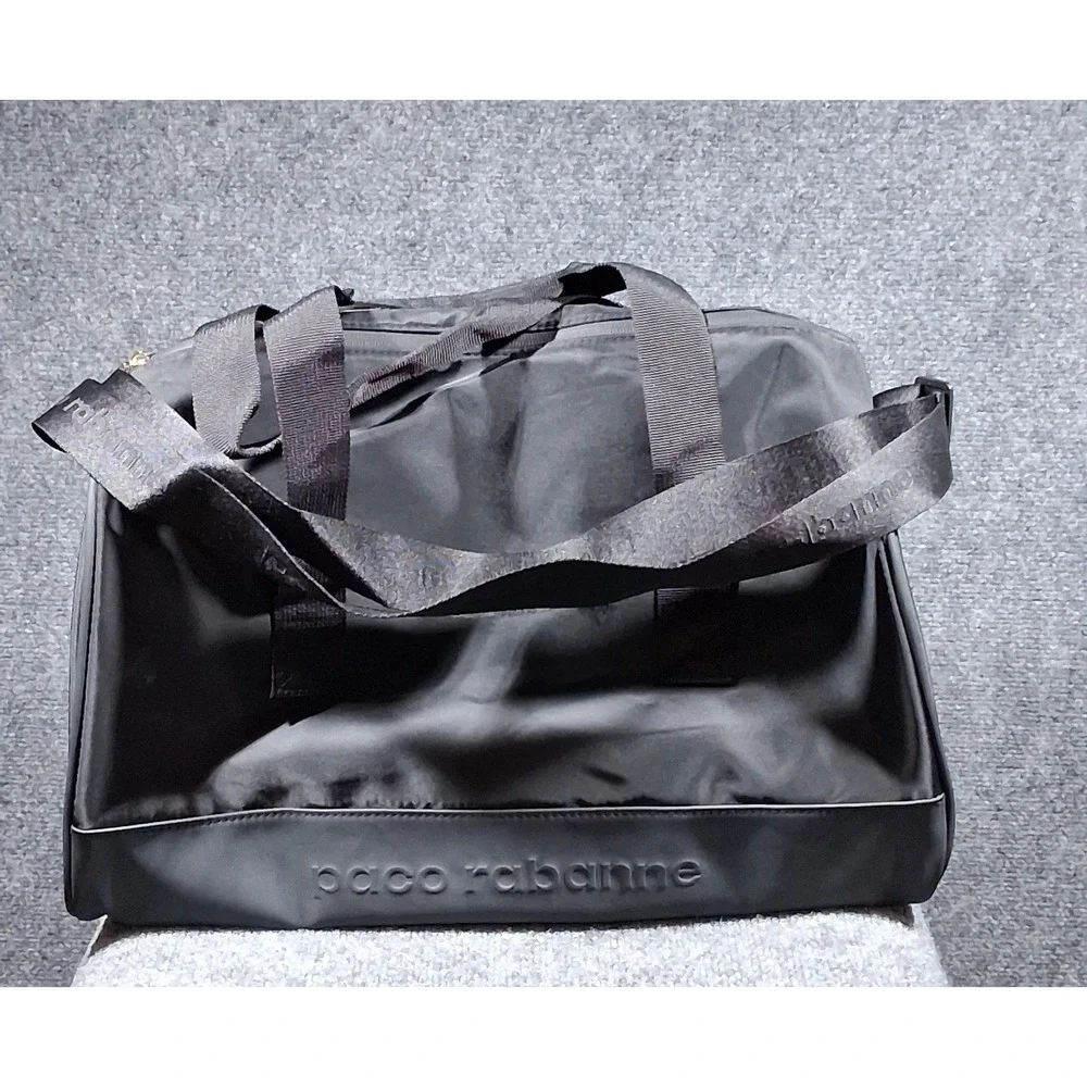 Paco Rabanne 1 Million Royal Black Weekend Bag Travel Duffle Red Lining NEW